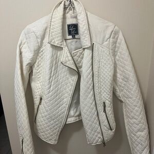White Leather Jacket
